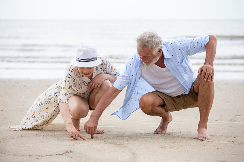 Couple on Beach Couple on Beach
